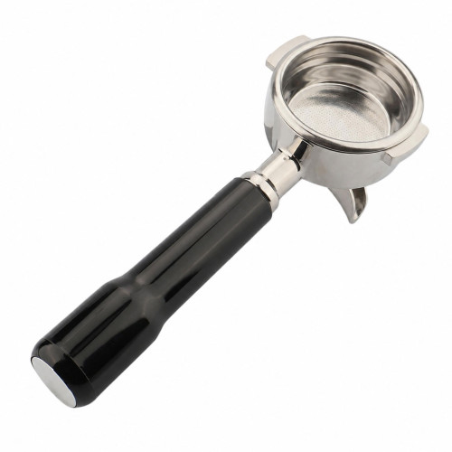 Portafilter med dobbelt udløb 4Barista 58 mm – E61 (sort håndtag)