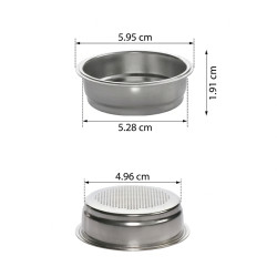 Enkelt Portafilter kurv 51 mm (7–9 g)