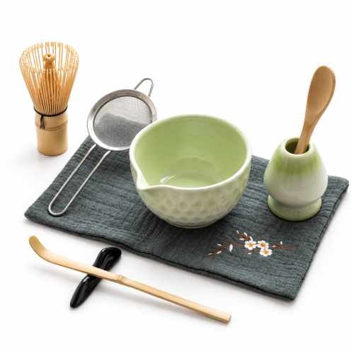 Matcha set 4Barista (light green) – et sæt af keramik til tilberedning af matcha-te 