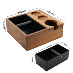 Tamper station med Knock box 4Barista