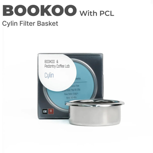 BooKoo × PCL Espresso Filter Basket 58mm - Cylin