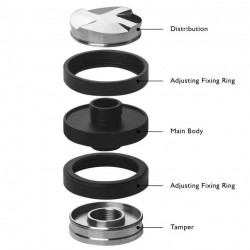 4Barista 2-i-1-fordeler og Tamper - 51, 53, 58 mm