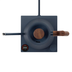 Fellow Stagg EKG PRO stone blue + walnut | Elkedel Gooseneck