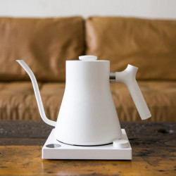 Fellow Ode + Stagg EKG hvid | Elektrisk kaffekværn + Gooseneck kedel