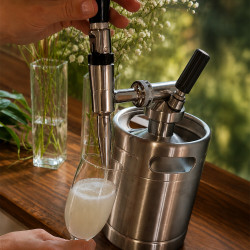 Nitro Cold Brew 2L rustfrit stål Mini tønde 4Barista