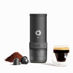 Outin Mino (Space grey) - rejse-kaffemaskine