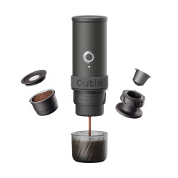 Outin Mino (Space grey) - rejse-kaffemaskine