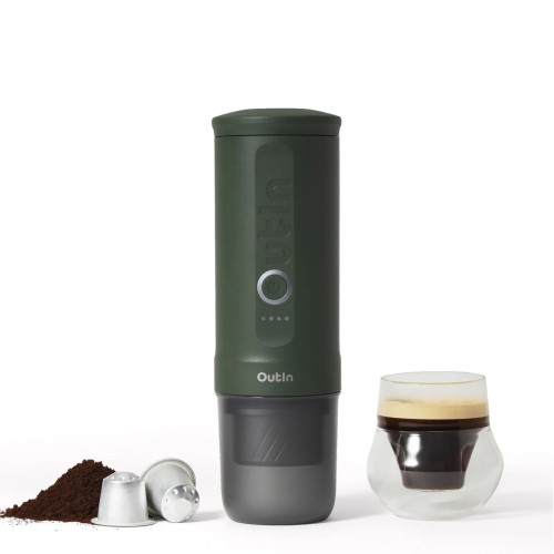 OutIn Nano 2 (Forest green) - rejsekaffemaskine