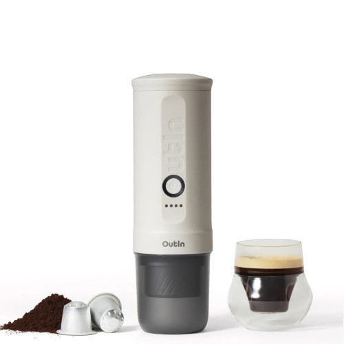 OutIn Nano 2 (Pearl white) - rejsekaffemaskine