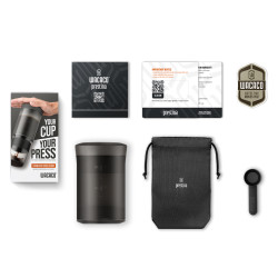 Wacaco Prestina (coal black) – en bærbar kaffebrygger
