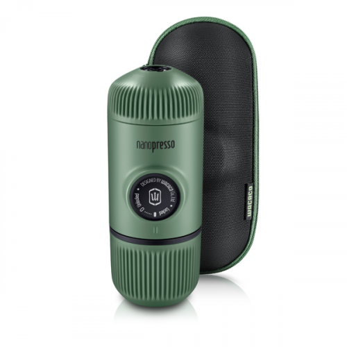 Wacaco NanoPresso (mosgrøn) + hård skal - Brugt Wacaco NanoPresso (mosgrøn) + hård skal - Brugt