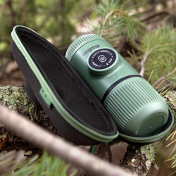 Wacaco NanoPresso (mosgrøn) + hård skal - Brugt Wacaco NanoPresso (mosgrøn) + hård skal - Brugt